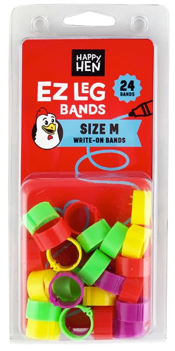 Happy Hen EZ Leg Bands, Assorted - Jeffers - Farm & Ranch Supplies > Identification & Ear Tags