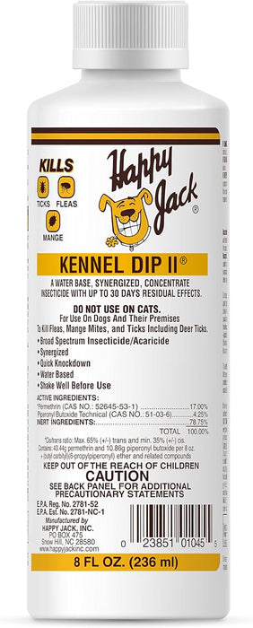 Happy Jack Kennel Dip II for Dogs - Jeffers - Animal Health & Wellness > Flea & Tick Control