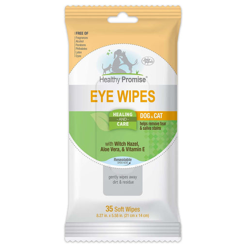 Healthy Promise Cat & Dog Eye Wipes, 35 ct - Jeffers - Animal Health & Wellness > Eye Care