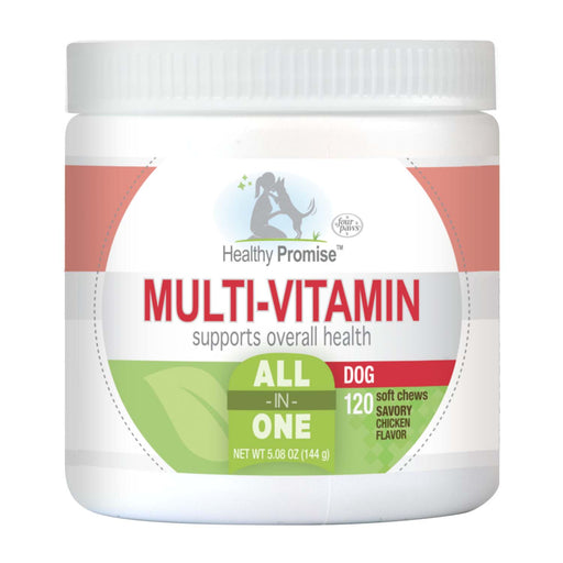 Healthy Promise Dog Multivitamin Soft Chews, Savory Chicken, 120 ct - Jeffers - Animal Health & Wellness > Vitamins & Supplements