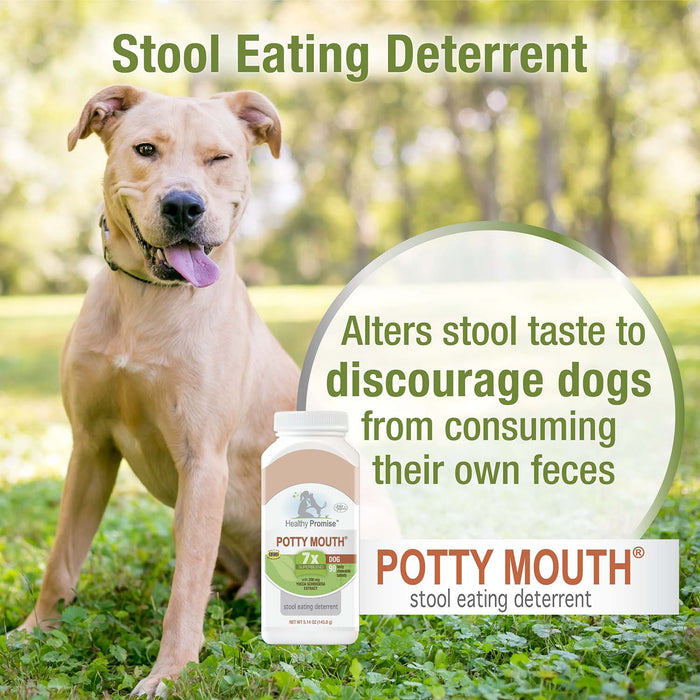 Healthy Promise Potty Mouth Tablets, Coprophagia Stool Eating Deterrent for Dogs, 90 ct - Jeffers - Animal Health & Wellness > Vitamins & Supplements