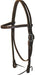 Heavy Oiled Leather Browband Headstall - Jeffers - Horse Supplies > Horse Tack > Bridles & Headstalls