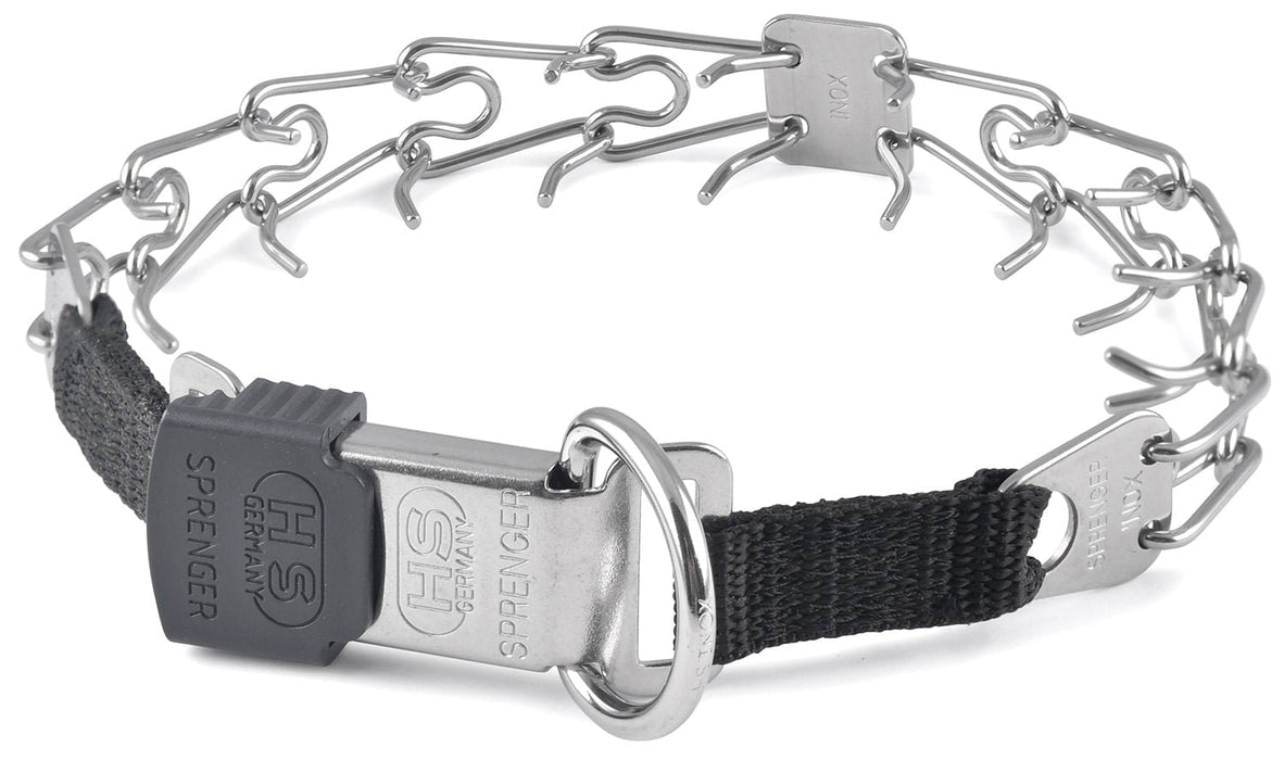 Herm Sprenger Prong Collar with Security Buckle - Jeffers - Dog Supplies > Dog Apparel > Dog Collars, Harnesses, & Leashes