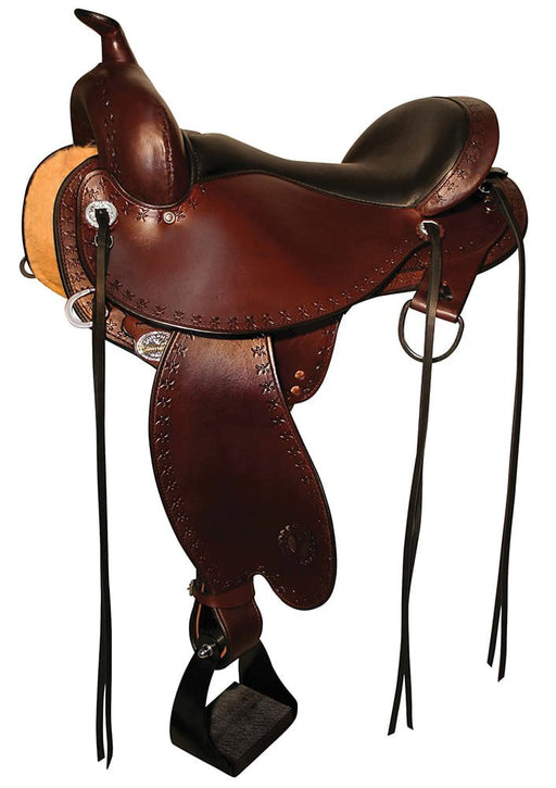 High Horse Custom Alabama Trail Gaiter Saddle, Regular, Walnut - Jeffers - Horse Supplies > Horse Tack > Saddles