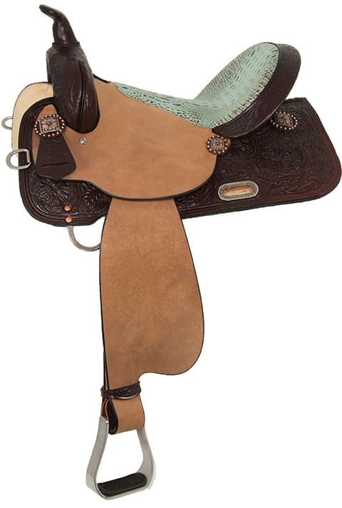 High Horse Runaway Barrel Saddle, Wide Tree - Jeffers - Horse Supplies > Horse Tack > Saddles