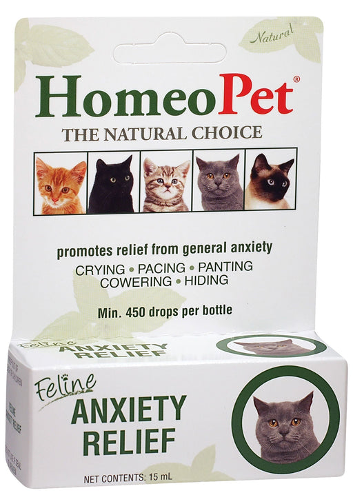 HomeoPet Anxiety Relief Feline, 15 mL - Jeffers - Cat Supplies > Cat Supplies