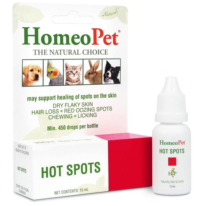 HomeoPet Hot Spots, 15 mL - Jeffers - Animal Health & Wellness > Skin & Coat Care