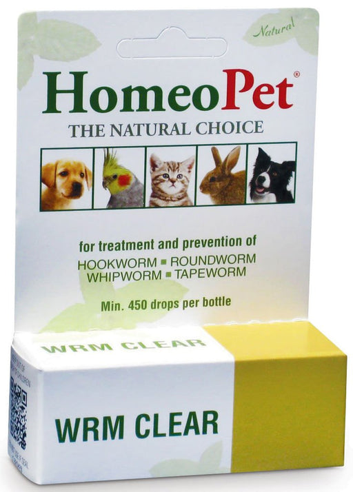 HomeoPet Wrm Clear, 15 mL - Jeffers - Animal Health & Wellness > Medicine