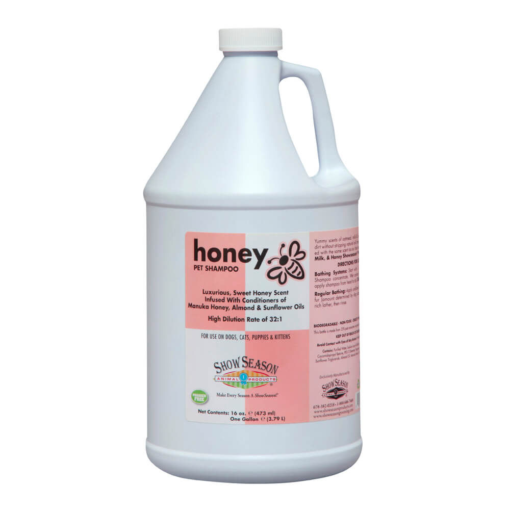 Honey Shampoo for Dogs, Cats, Puppies and Kittens, 1 Gallon - Jeffers - Animal & Pet Supplies > Pet Grooming > Pet Shampoo & Conditioner