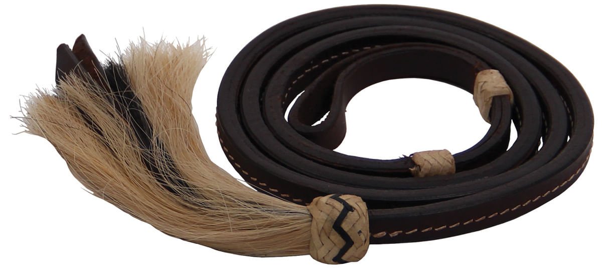 Horse Hair Over Under Whip, Dark Oil - Jeffers - Horse Supplies > Horse Tack