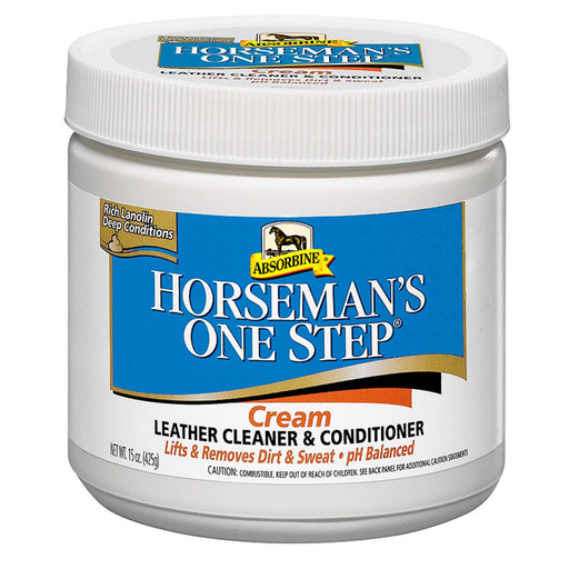 Horseman's One Step Leather Cleaner, 15 oz - Jeffers - Horse Supplies > Riding Apparel & Accessories > Leather Care