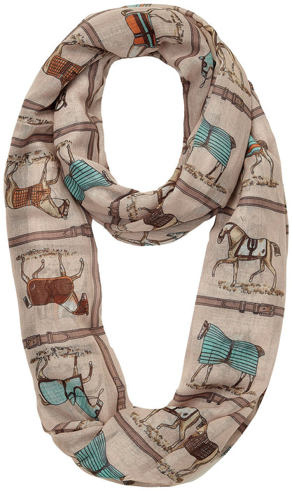 'Horses in Blankets' Infinity Scarves - Jeffers - Women > Accessories, Jewelry, Handbags