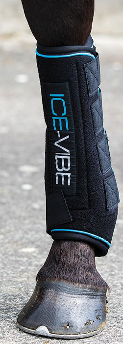 Ice Vibe Boot for Horses, Black - Jeffers - Horse Supplies > Horse Boots & Leg Wraps