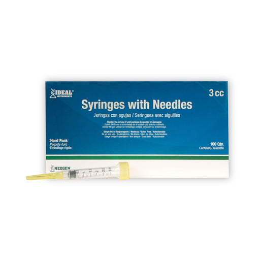 Ideal Luer Slip Syringe/Needle Combo, Boxes - Jeffers - Animal Health & Wellness > Medical Supplies