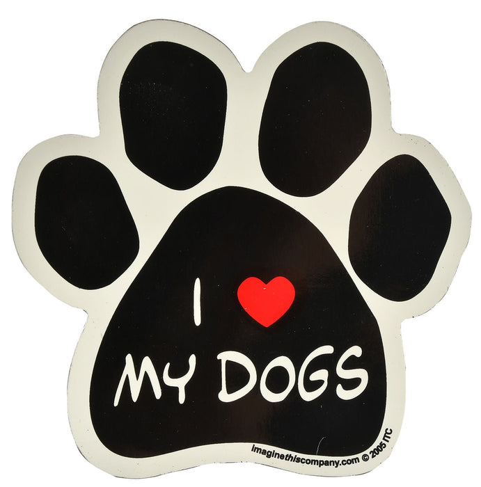 PAW Magnets, each - I Love My Grandog  