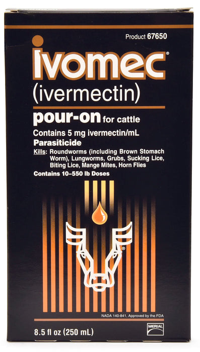 Ivomec Pour - On Cattle Wormer - Jeffers - Animal Health & Wellness > Medicine