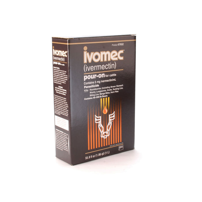 Ivomec Pour - On Cattle Wormer - Jeffers - Animal Health & Wellness > Medicine