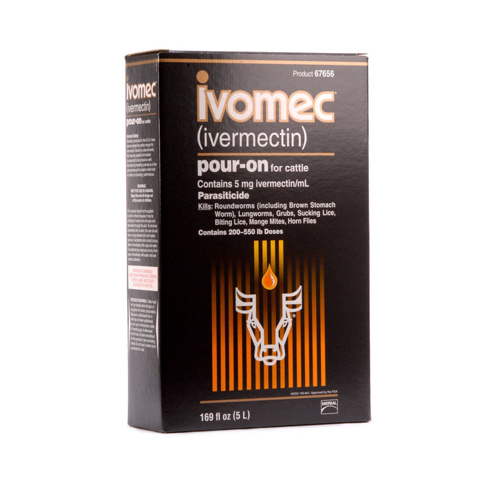 Ivomec Pour - On Cattle Wormer - Jeffers - Animal Health & Wellness > Medicine