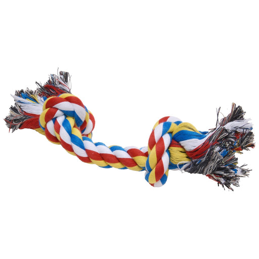 Jeffers Multicolored Braided Rope Bone Tug Toy - Jeffers - Dog Supplies > Dog Toys