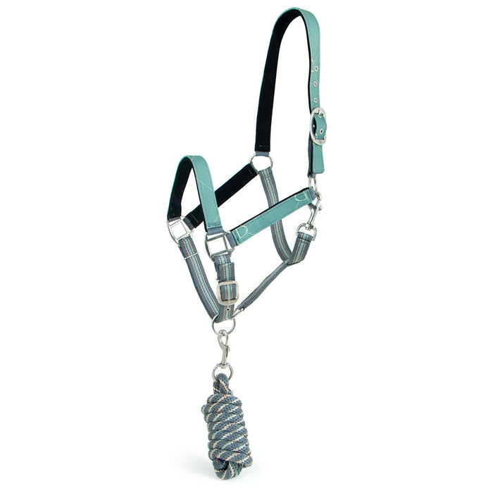 Jeffers Poplar Head Halter & Lead, Full - Jeffers - Horse Supplies > Horse Tack > Horse Halters