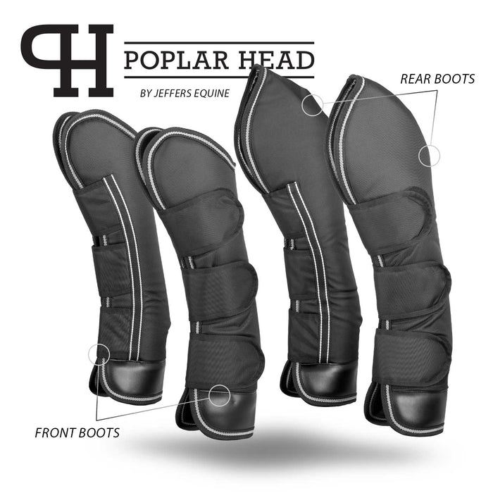 Jeffers Poplar Head Shipping Boots - Jeffers - Horse Supplies > Horse Boots & Leg Wraps