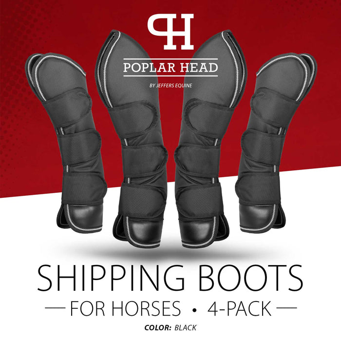 Jeffers Poplar Head Shipping Boots - Jeffers - Horse Supplies > Horse Boots & Leg Wraps