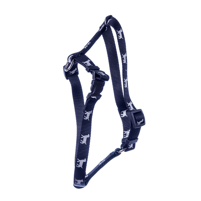 Jeffers Reflective Hound Series 5/8' Harness, 12' - 20' - Jeffers - Dog Supplies > Dog Apparel > Dog Collars, Harnesses, & Leashes