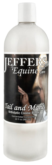 Jeffers Tail & Mane Antistatic Creme Rinse - Jeffers - Horse Supplies > Horse Tack > Saddle Pads & Blankets