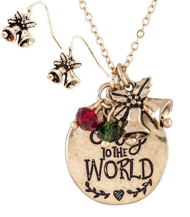 'Joy to the World' Necklace & Earring Set - Jeffers - Dog Supplies > Dog Supplies