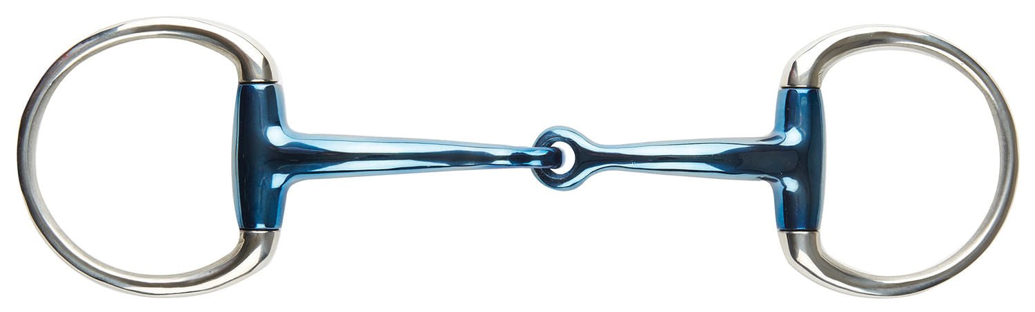 JP Korsteel Blue Steel Eggbutt Snaffle Bit - Jeffers - Horse Supplies > Horse Tack > Bridle Bits