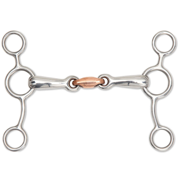 Jr. Cowhorse with Copper Lozenge - Jeffers - Horse Supplies > Horse Tack > Bridle Bits