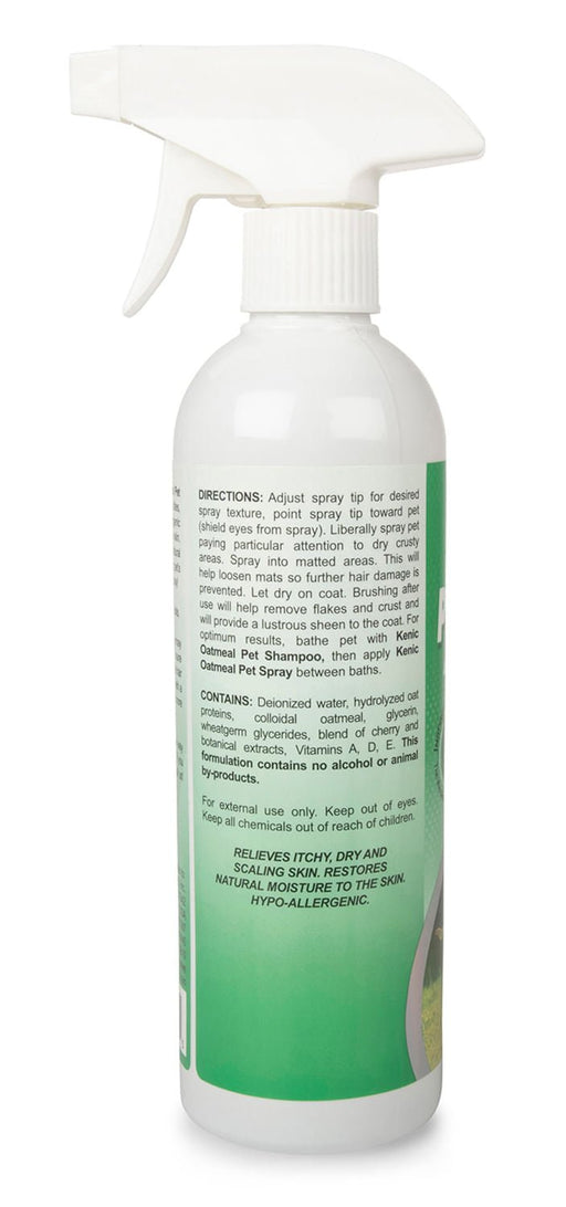 Kenic Oatmeal Pet Spray - Jeffers - Animal & Pet Supplies > Pet Grooming > Pet Shampoo & Conditioner