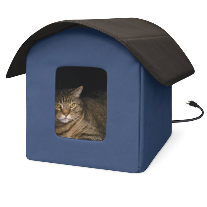 K&H Heated Outdoor Cat House - Jeffers - Animal & Pet Supplies > Pet Heating Pads