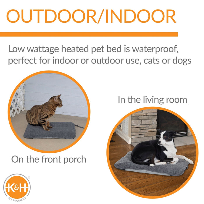 K&H Lectro - Soft Indoor/Outdoor Heated Pet Bed - Jeffers - Dog Supplies > Dog Beds