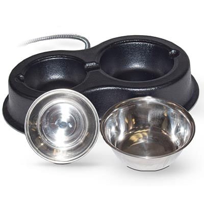 K&H Thermo - Kitty Cafe Heated Double Diner - Jeffers - Animal & Pet Supplies > Pet Bowls, Feeders & Waterers