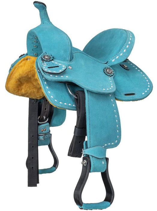 King Series Stratford Suede Barrel Saddle - Jeffers - Horse Supplies > Horse Tack > Saddles