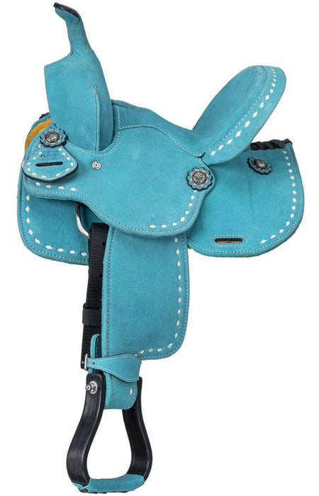 King Series Stratford Suede Barrel Saddle - Jeffers - Horse Supplies > Horse Tack > Saddles