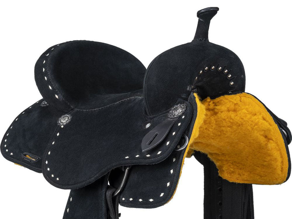 King Series Stratford Suede Barrel Saddle - Jeffers - Horse Supplies > Horse Tack > Saddles