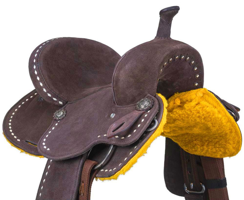 King Series Youth Stratford Suede Barrel Saddle - Jeffers - Horse Supplies > Horse Tack > Saddles