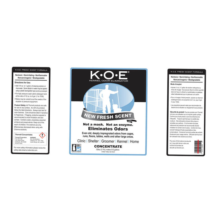 K.O.E. Fresh Scent Concentrate, Gallon - Jeffers - Animal & Pet Supplies > Pet Odor & Stain Removers