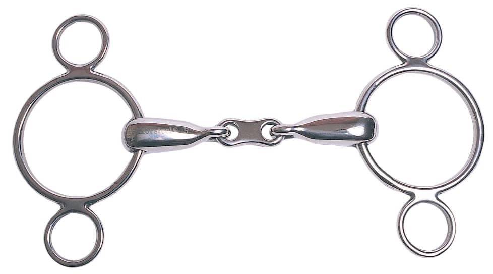 Korsteel French Link 2 Ring Dutch Gag Bit - Jeffers - Horse Supplies > Horse Tack > Bridle Bits