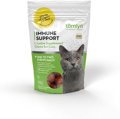 L - Lysine Immune Support Chews for Cats, 30 count - Jeffers - Animal Health & Wellness > Eye Care