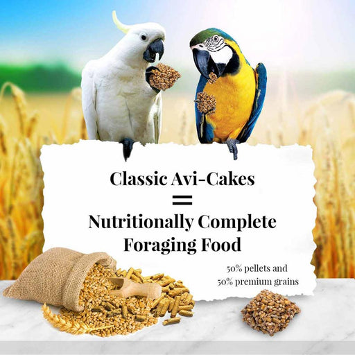 Lafeber Classic Avi - Cakes for Macaw & Cockatoo, 1 lb bag - Jeffers - Bird Supplies > Bird Supplies