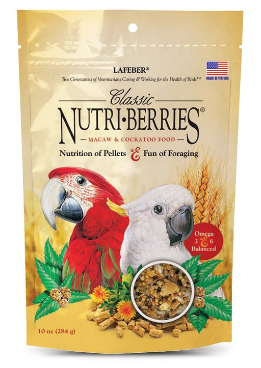 Lafeber Classic Macaw Nutri - Berries, 10 oz - Jeffers - Bird Supplies > Bird Supplies