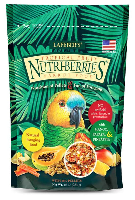 Lafeber Parrot Tropical Fruit Nutri - Berries, 10 oz bag - Jeffers - Bird Supplies > Bird Supplies