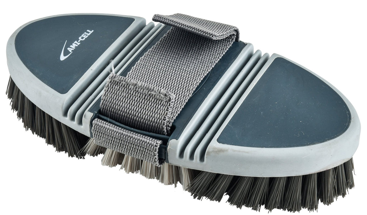 Lami - Cell Two - Tone Flexible Body Brush - Jeffers - Horse Supplies > Horse Grooming > Horse Grooming Combs, Brushes & Mitts