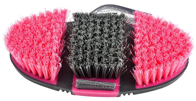 Lami - Cell Two - Tone Flexible Body Brush - Jeffers - Horse Supplies > Horse Grooming > Horse Grooming Combs, Brushes & Mitts