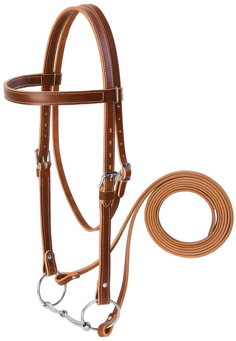 Leather Draft Horse Bridle - Jeffers - Horse Supplies > Horse Tack > Bridles & Headstalls