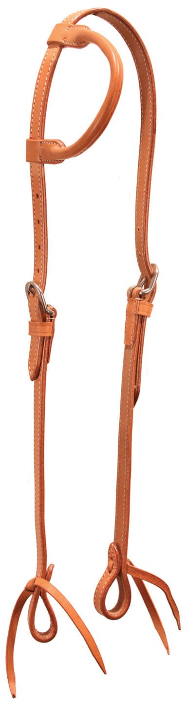 Leather One Ear Headstall - Jeffers - Horse Supplies > Horse Tack > Bridles & Headstalls