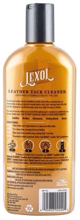 Lexol Leather Cleaner - Jeffers - Horse Supplies > Riding Apparel & Accessories > Leather Care